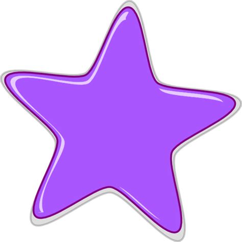 Purple Star Editedr Clip Art At Vector Clip Art Online