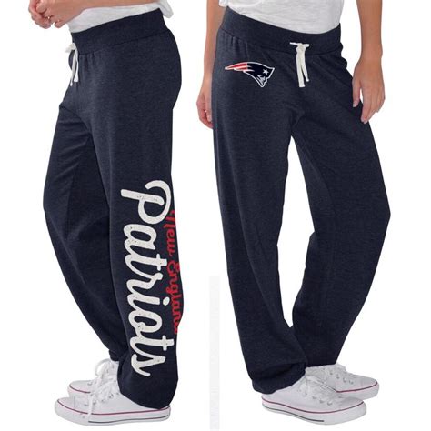 Womens New England Patriots G Iii 4her By Carl Banks Navy Scrimmage Fleece Pants Fleece Pants