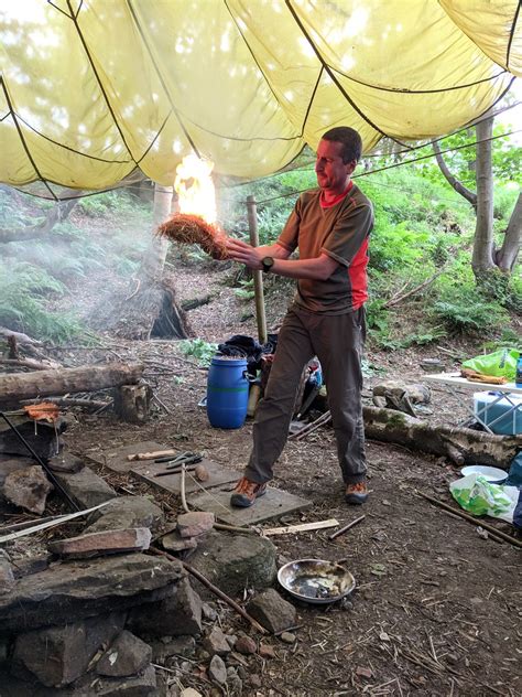 Bushcraft Weekend In Edale Friction Firelighting Flickr