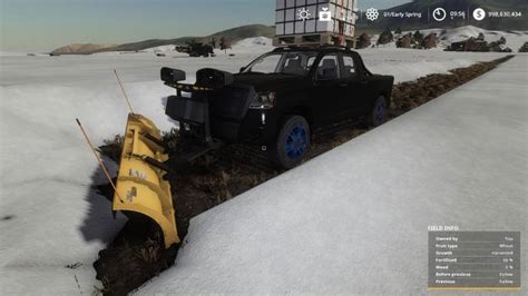 Fs19 Pickup 2014 Snow Plow V10 • Farming Simulator 19 17 22 Mods