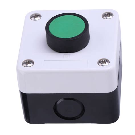 2b Weatherproof Green Push Button Switch One Button Control Box For