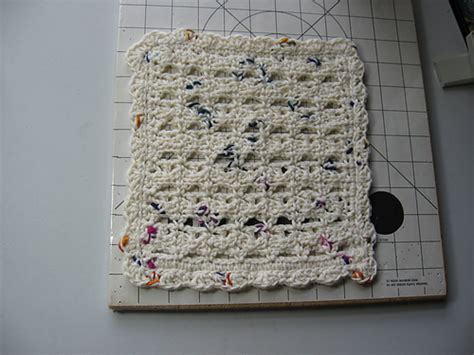 Ravelry Prettily Made Dishcloth Pattern By Judith Prindle