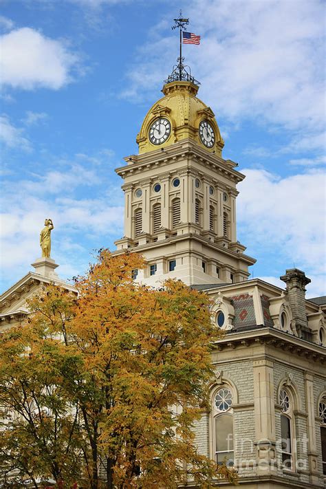 Licking County Courthouse In Newark Ohio 7126 Photograph By Jack