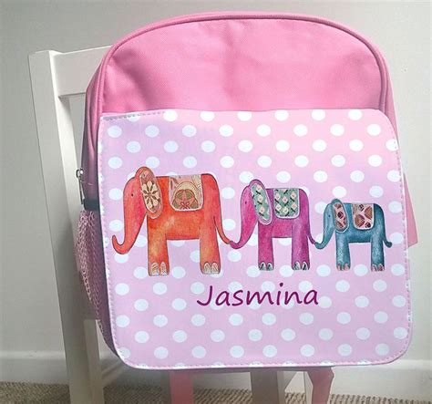 personalised backpack school bags for girls personalized backpack nursery bag