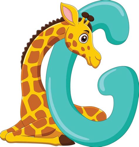 Alphabet Letter G For Giraffe 7153066 Vector Art At Vecteezy