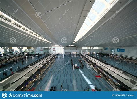 Terminal De Passageiro Internacional Do Aeroporto De Haneda Imagem De