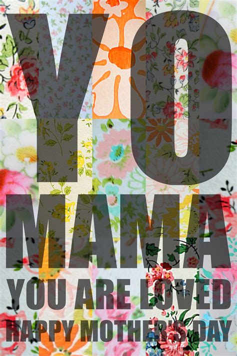 Diy Printable Mothers Day Card‘yo Mama
