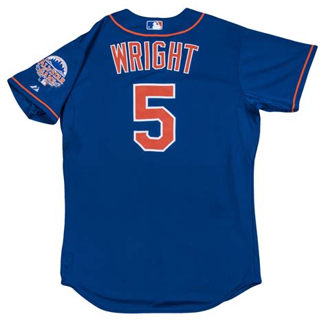 Lot Detail - 2013 David Wright Game Used New York Mets Blue Alternate ...