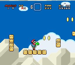 Screenshot Of Super Mario World SNES MobyGames