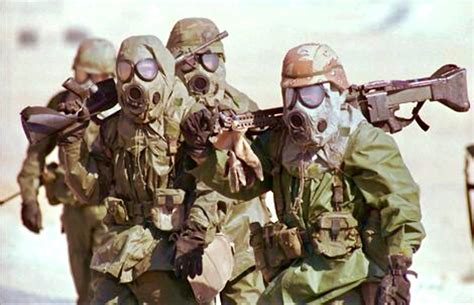 Soldiers In Mopp Level 4 From The 24th Mechanized Infantry Brigade