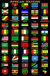 World Nation Flag Posters, African Nations Flags Poster,caribbean ...