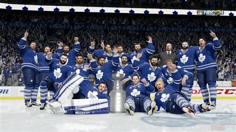 Nhl 16 Toronto Maple Leafs Stanley Cup Celebration Youtube