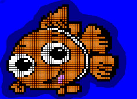 Nemo Pixel Art Desenho De Matheus1569 Gartic