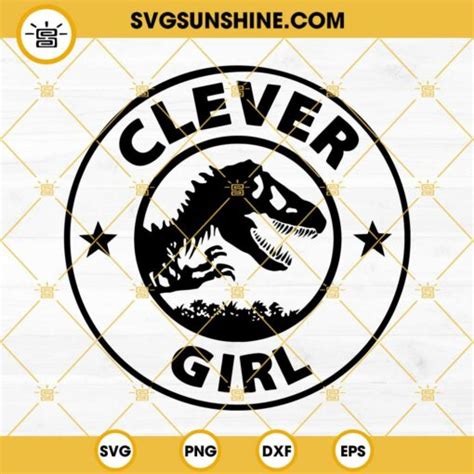 Clever Girl Raptor Dinosaur Svg Jurassic Park Clever Girl Jurassic