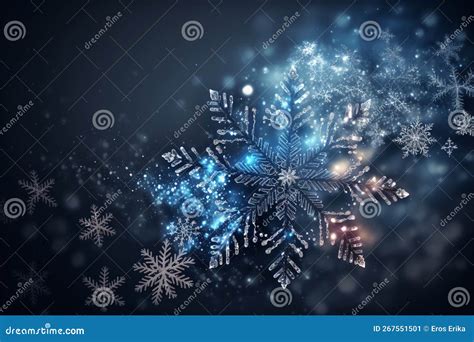 Magic Holiday Abstract Glitter Background With Blinking Stars And
