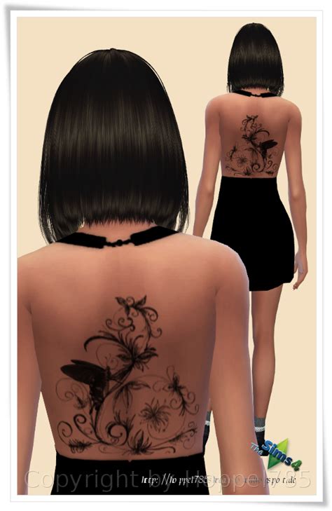 Sims 4 Ccs The Best Tattoos By Hoppel785