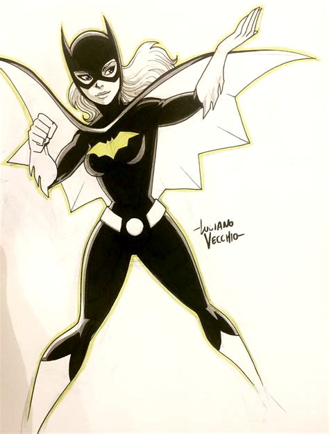 Batgirl Sketch Commission By Lucianovecchio On Deviantart
