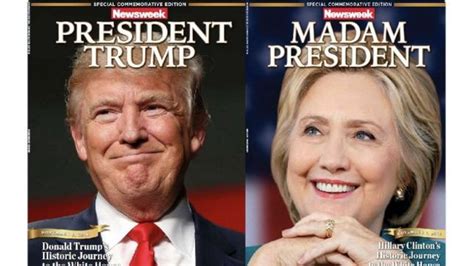 For Sale Hillary Clinton Madam President Newsweek Covers