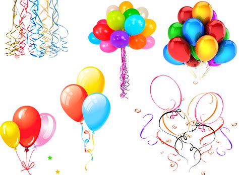 Confetti Balloons Png Png Image Collection