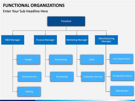 Functional Organization Powerpoint Template Sketchbubble