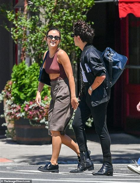 Riverdale S Camila Mendes Wears Revealing Cut Out Top During NYC Stroll With Co Star Rudy
