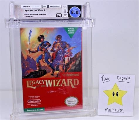 Legacy Of The Wizard Brand New Nintendo Nes Factory Sealed Vga Wata