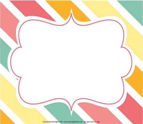 Blank sign template with many children on white vector. Hello! Sunshine Coral Editable Sign Template | Schoolgirl ...