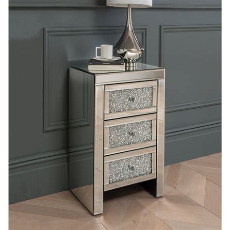 Mirrored Bedside Table In 2021 Mirror Bedside Mirror Bedside Table