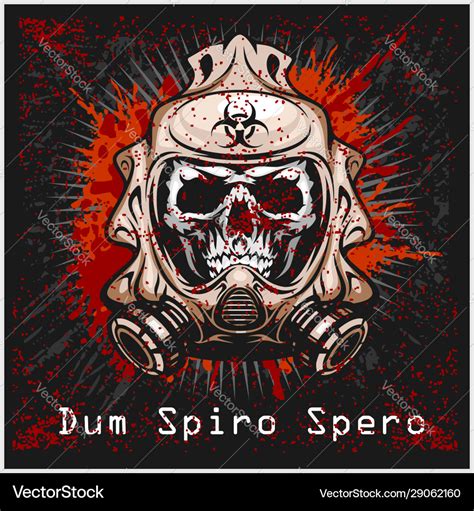 Post Apocalypse Sign With Skull Grunge Vintage Vector Image