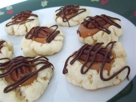 Turtle Thumbprints Recipe Food Com Recipe Cookie Bar Recipes