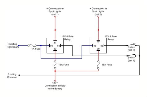 Wiring Diagram For Spotlights With Relay Wiring Digital And Schematic