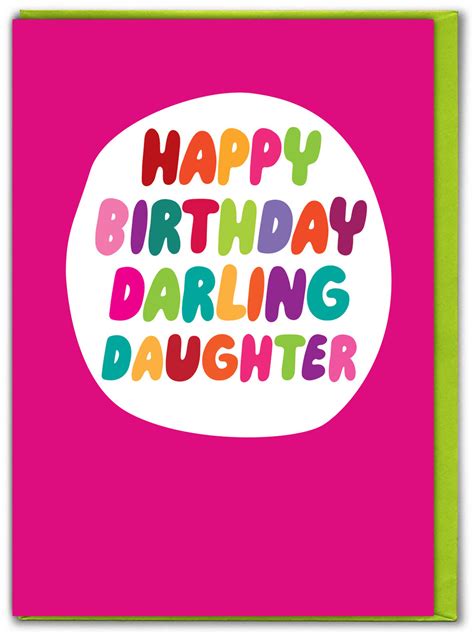 Cheeky And Funny Daughter Birthday Cards Brainbox Candy