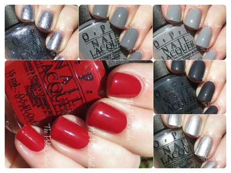 Opi Fifty Shades Of Grey Collection Swatches And Review