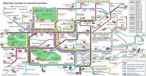 London Bus Routes Map