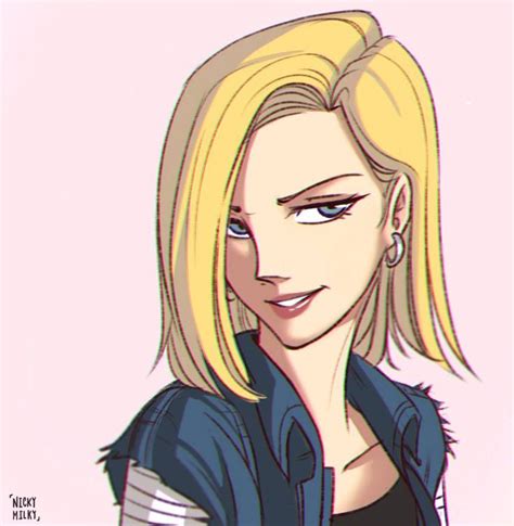 Android 18 Fanart By Nicky Milky On Deviantart Dragon Ball Super