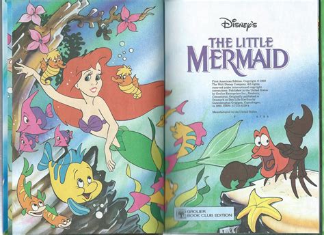 The Little Mermaid By Walt Disney Very Good Hardcover 1993 1st Edition Odds And Ends Books