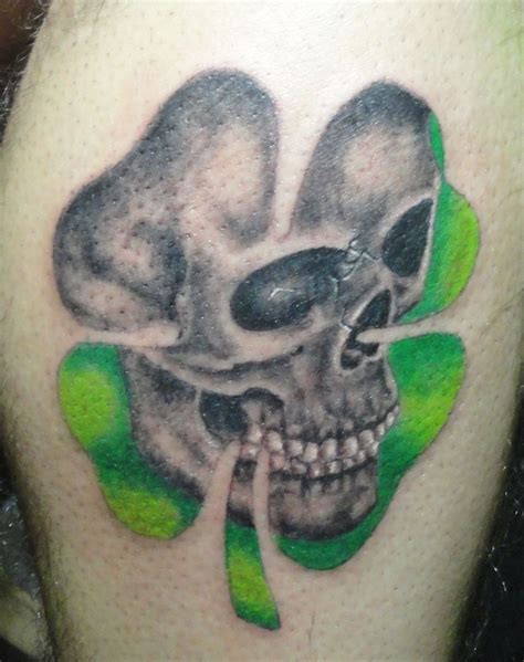 Clover Skull Tattoo Tattoo Tattoo