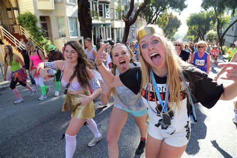 Bay To Breakers Race Hayes Street Hill Sfpressphotos