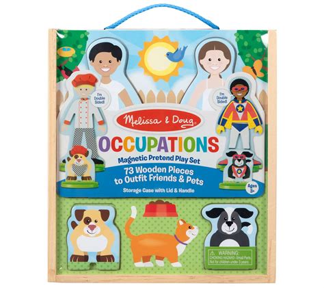 Melissa And Doug Occupations Magnetic Pretend Play Set