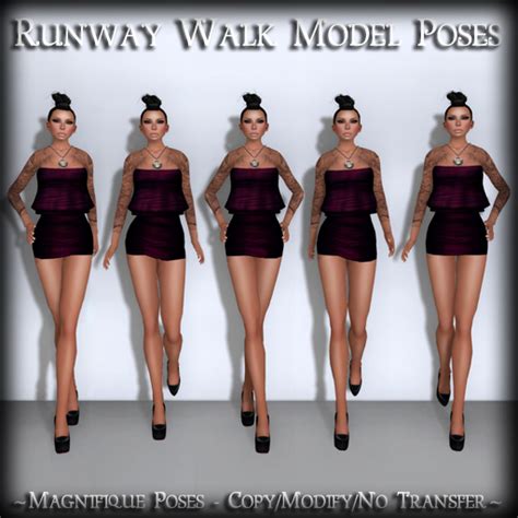 Second Life Marketplace Mp Runway Walk Model Poses