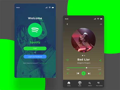 Spotify App New Design Peatix