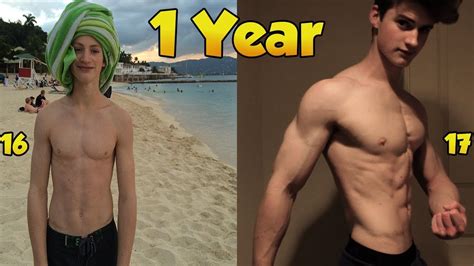 Max Sorenson Year Natural Transformation Skinny To Muscular Youtube