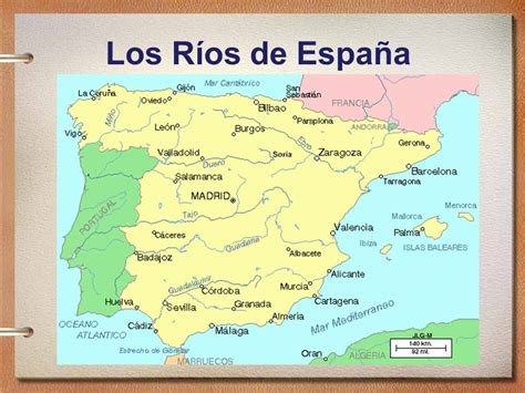 Mapa Fisico De España Rios Rios De España Mapa De España Mapa