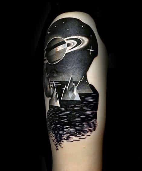 90 Cool Astronomy Tattoos For Men 2023 Inspiration Guide