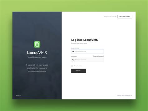 Vms Login Screen Login Page Design Login Design Web App Design