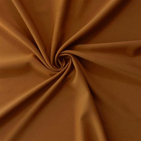 Wholesale Luxe Stretch Micro Gabardine Fabric Bronze 25 Yard Bolt