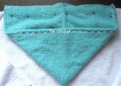 But how many do you actually need? a little of this...: Hooded Towel Tutorial