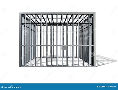 Jail Holding Cell Isolated Front Stock Illustration Illustration Of