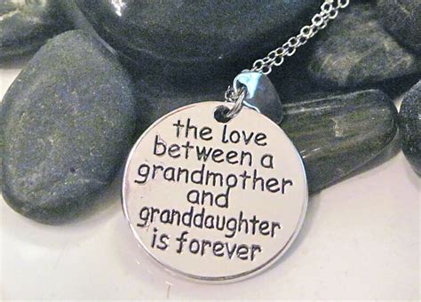 Love Between Grandmother And Granddaughter Necklace My Happiness Etsy