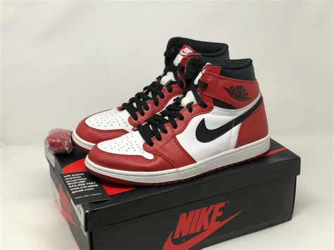 Nike Air Jordan 1 Retro High Og Chicago 2015 Size 105 Varsity Red Aj1 Rare